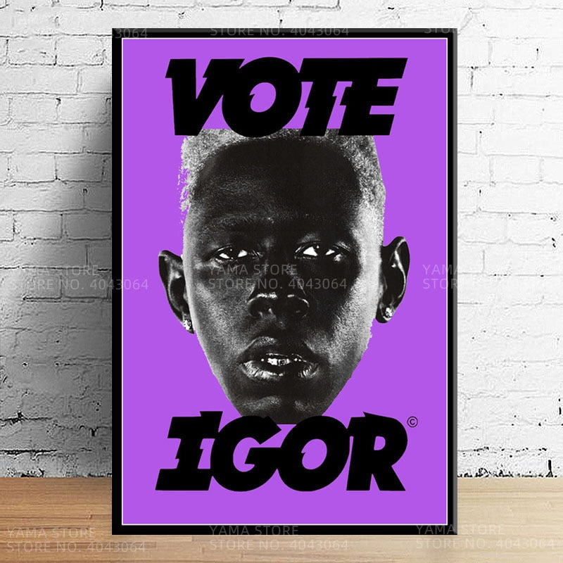 Vote Igor! Canvas Poster