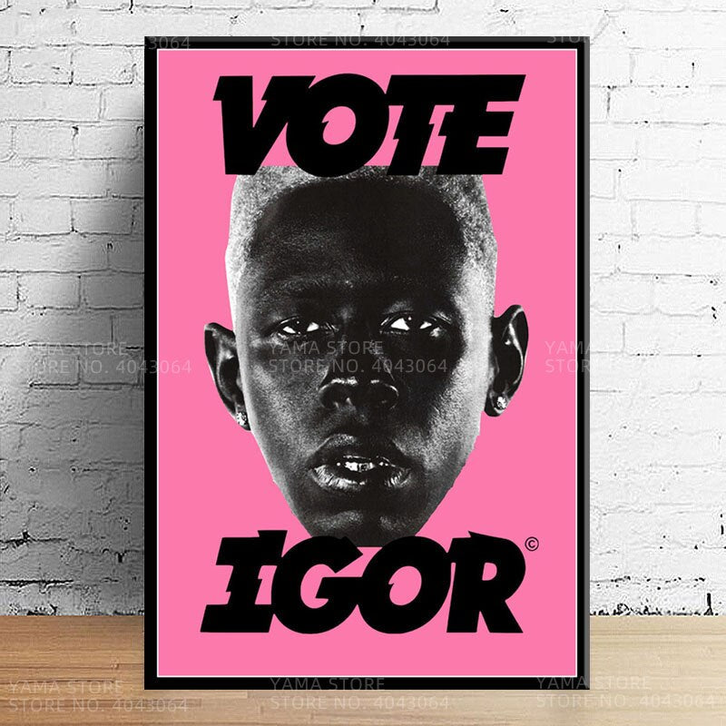 Vote Igor! Canvas Poster