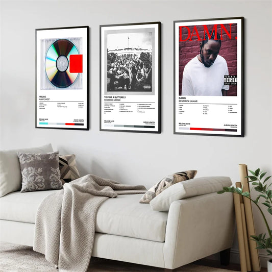 Kendrick Lamar Essential Album Poster Collection