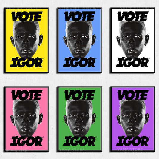 Vote Igor! Canvas Poster